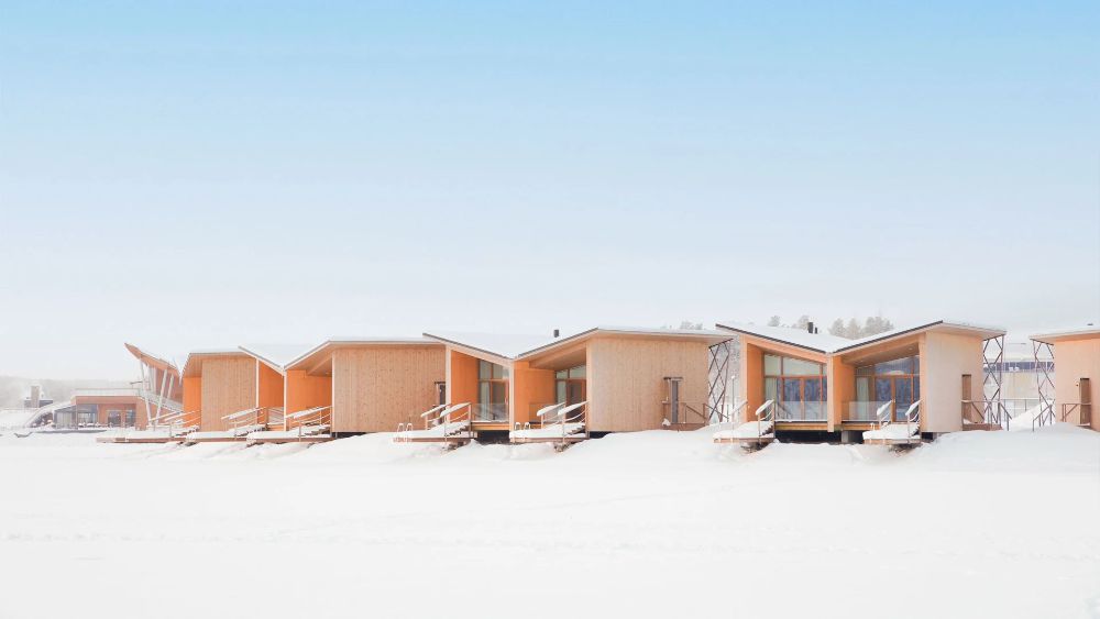 Lunawood Thermowood project: Bella Lake Resort