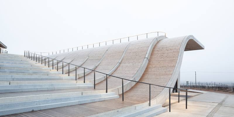 Lunawood ThermoWood decking – Lahofer Winery