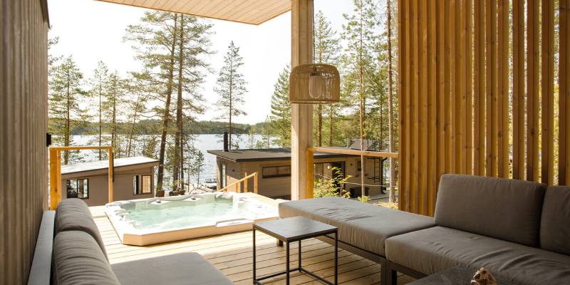 Lunawood ThermoWood battens – Villa Aurinkokallio