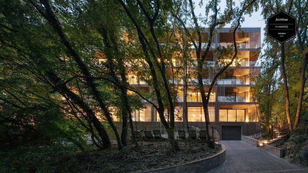 Lunawood Thermowood project: Hotel Umani