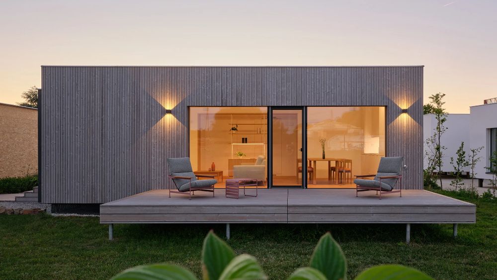 Lunawood Thermowood project: Výminek Prefab House
